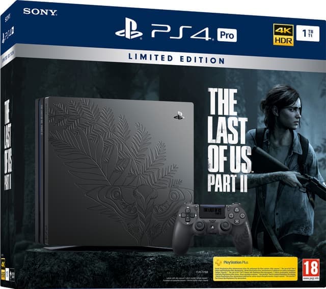 PlayStation 4 Pro 1 TB med The Last of Us Part II (begrenset utgave)