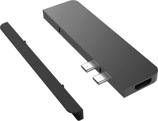 Hyperdrive 7-i-2 Duo dokk til MacBook (space gray)