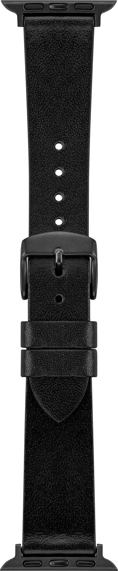 Sandstrøm Apple Watch lærrem 38/40/41 mm (sort)