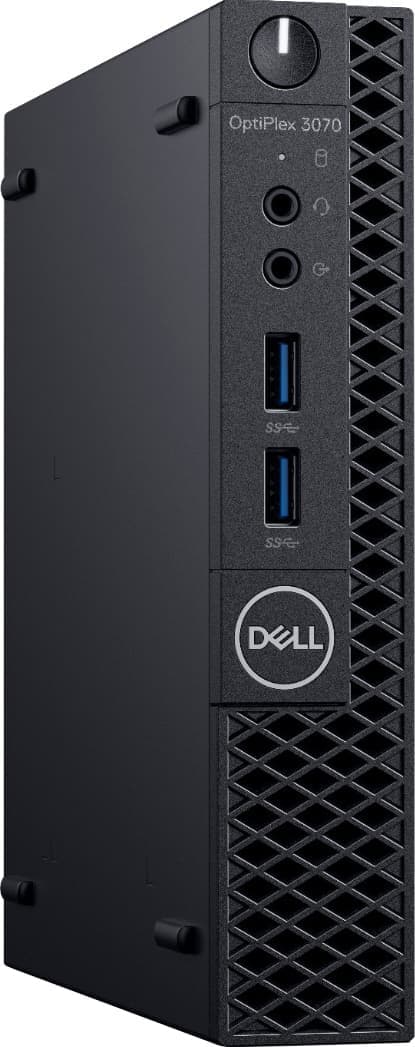 Dell OptiPlex 3070 MFF stasjonær mini-PC (sort)