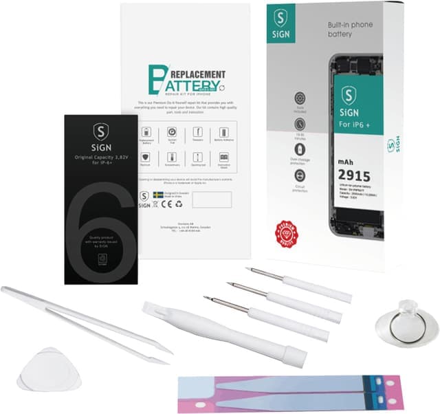 SiGN iPhone 6s Plus batteribyttesett