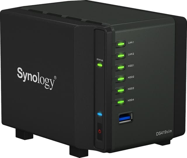 Synology DiskStation DS419slim 4-brønns NAS