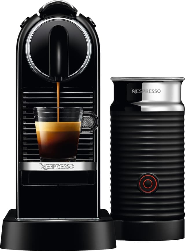 NESPRESSOCitiZ & Milk kaffemaskin fra DeLonghi, Sort