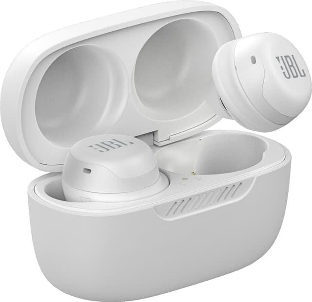 JBL LIVE FREE NC+ helt trådløse in-ear hodetelefoner (hvit)