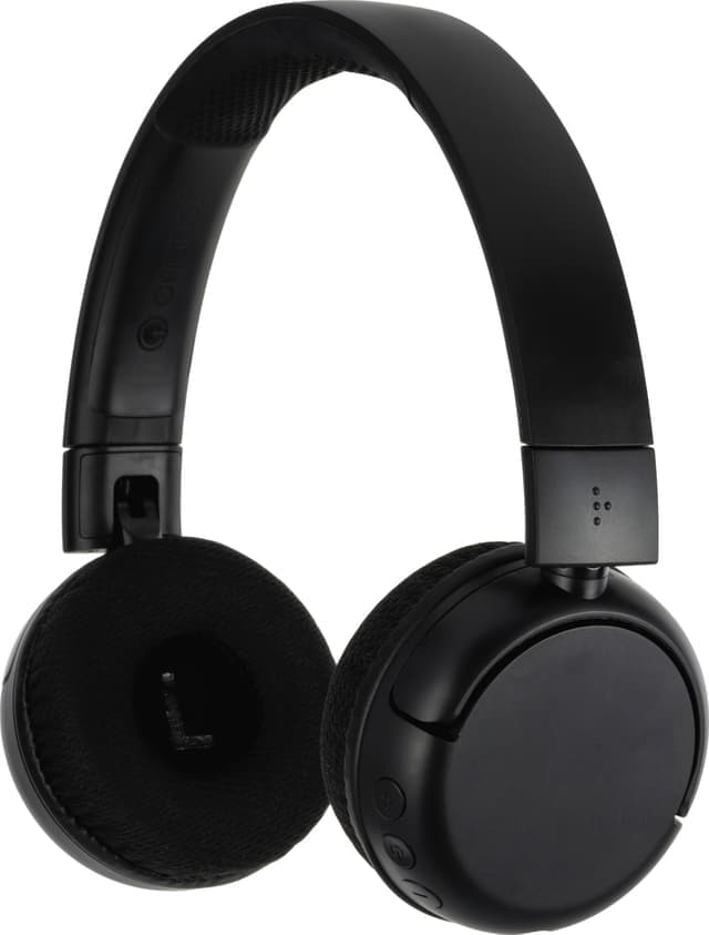 BuddyPhones POP trådløse on-ear hodetelefoner (sort)