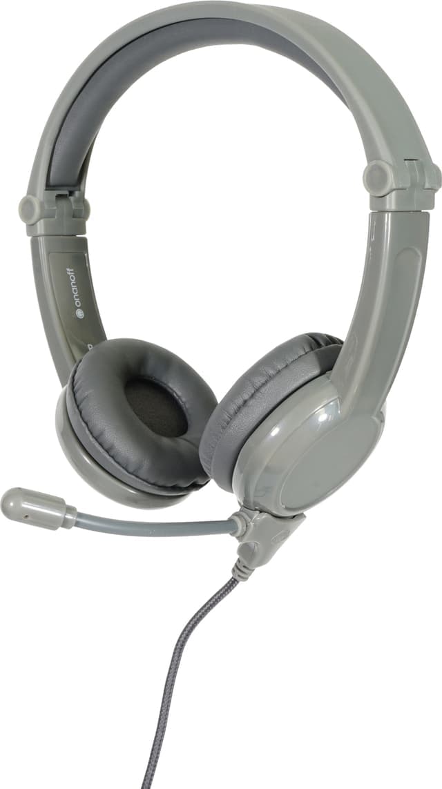BuddyPhones Galaxy on-ear hodetelefoner (grå)
