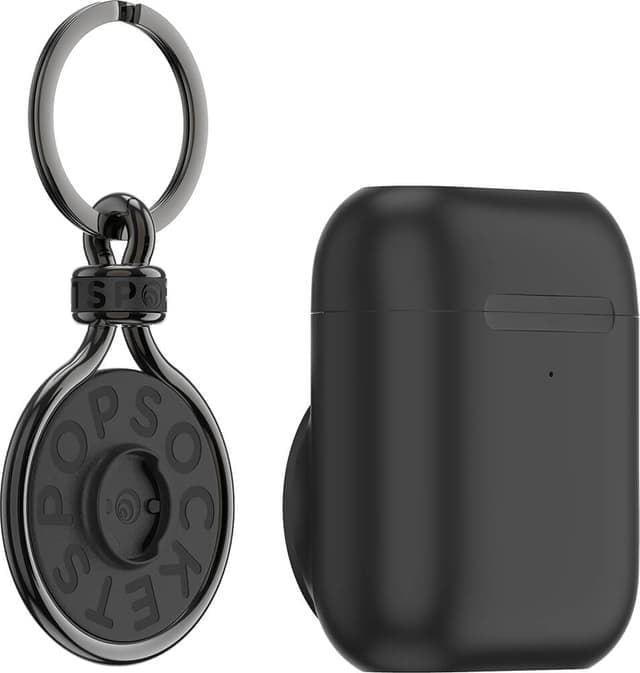Popsockets Apple AirPods holder med nøkkelring (sort)