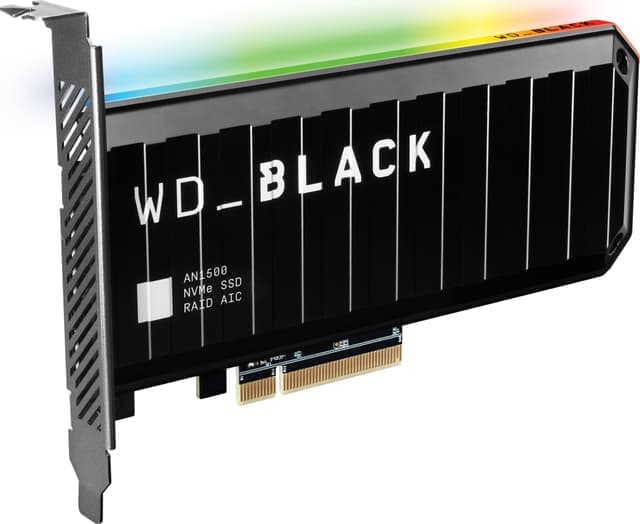 WD Black AN1500 intern NVMe SSD add-in-kort 2 TB