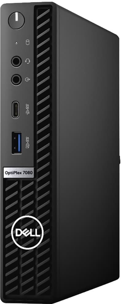 Dell OptiPlex 7080 MFF stasjonær mini-PC i7/16/256 GB (sort)