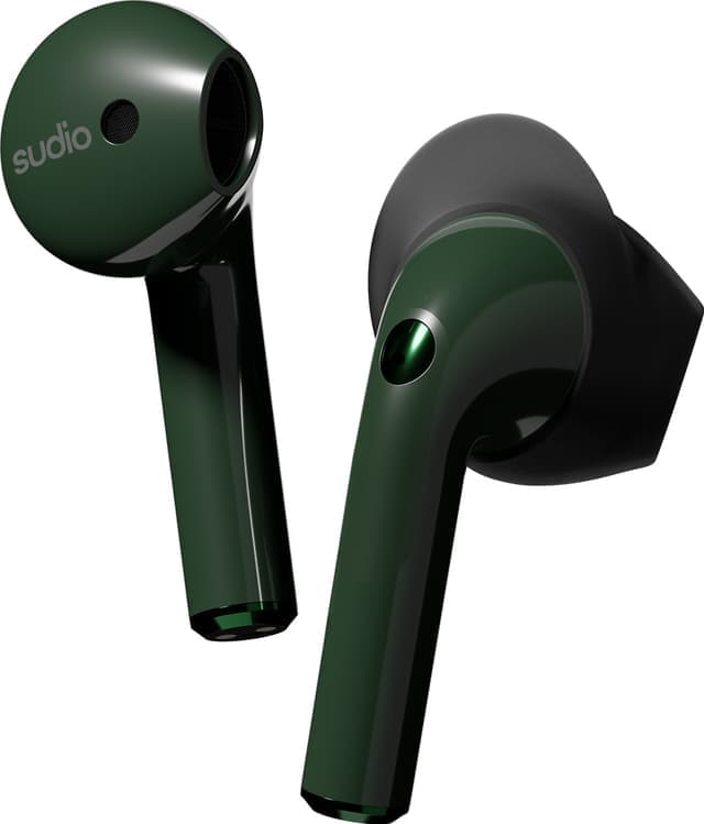 Sudio Nio helt trådløse in-ear hodetelefoner (grønn)