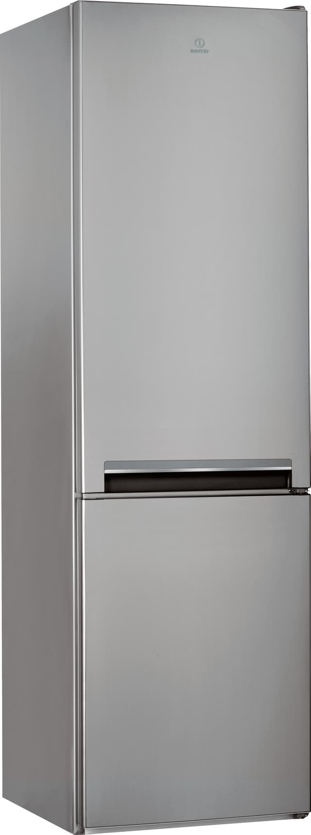 Indesit kombiskap LI9S1ES (sølv)