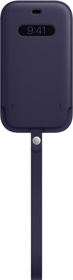 iPhone 12 Pro lærmappe med MagSafe (dyp fiolett)