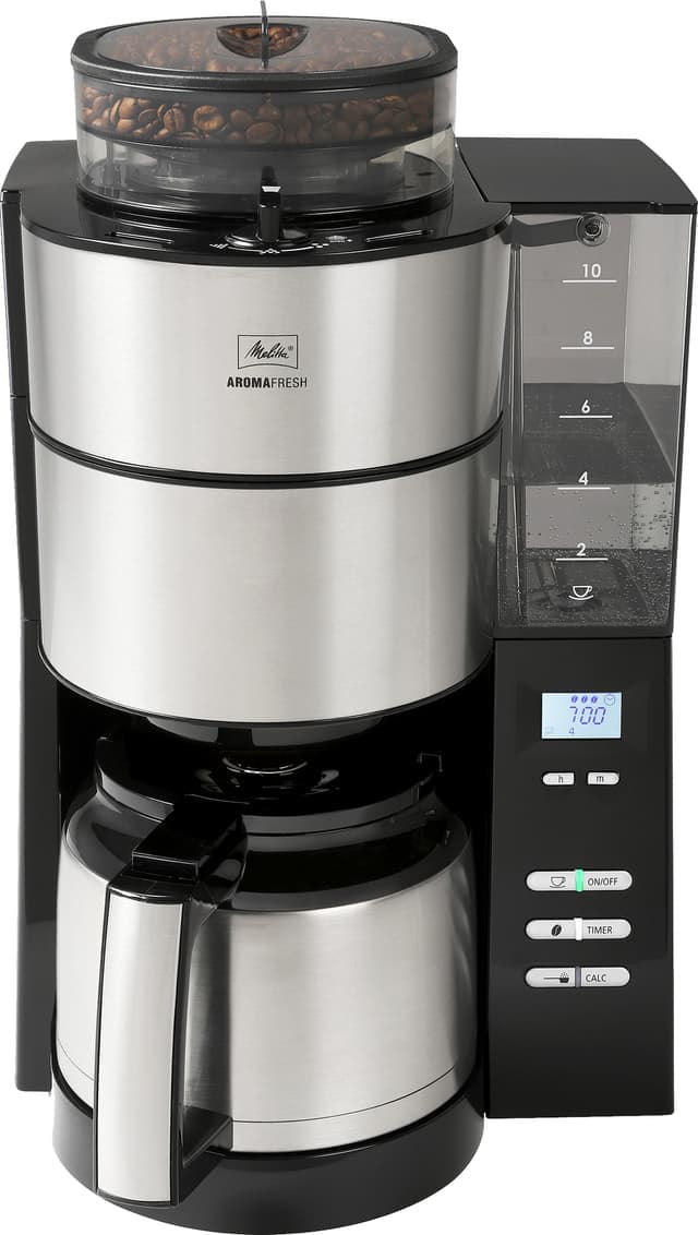 Melitta AromaFresh RWT Therm kaffemaskin MEL22225 (stål/sort)