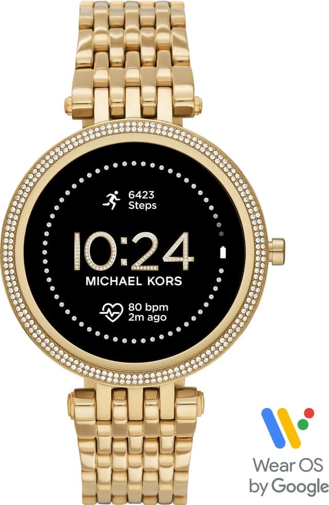 Michael Kors Gen 5E Darci 43 mm smartklokke rustfritt stål (pavé gold)