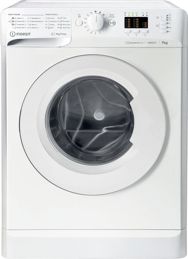 Indesit Mytime vaskemaskin MTWA71483WEE (hvit)