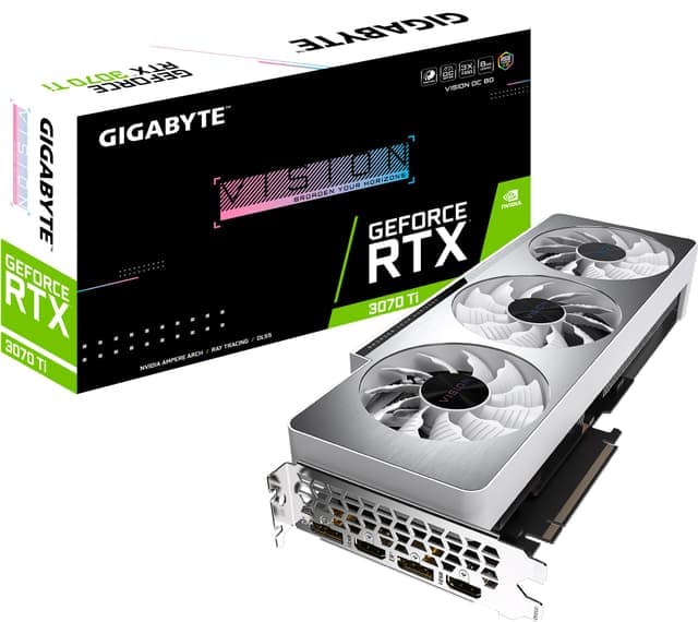 Gigabyte GeForce RTX 3070 Ti VISION OC 8G grafikkort