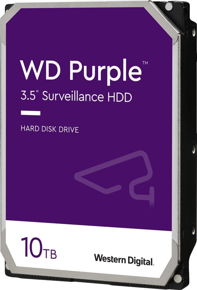 WD Purple Surveillance 3,5" intern harddisk (10 TB)