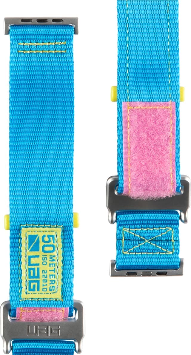 Urban Armor Gear 42-45 mm Apple Watch Active Strap reim (blå/rosa)