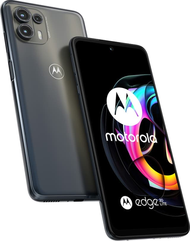 Motorola Edge 20 lite - 5G smarttelefon 8/128GB (electric graphite)