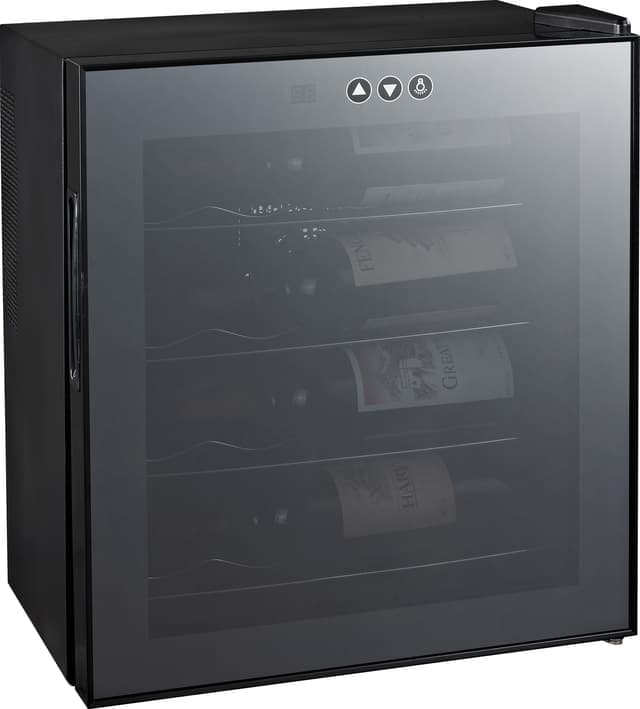 Temptech Trend vegghengt vinskap FWW14SB (sort)