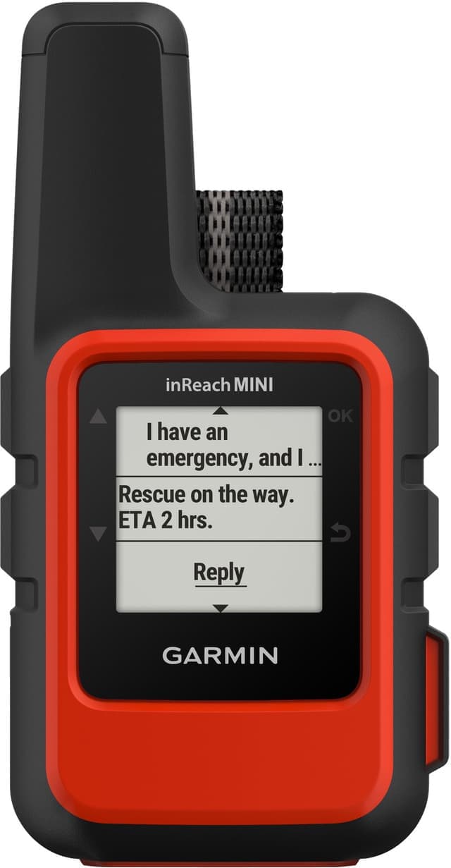 Garmin inReach Mini satellittkommunikasjonsenhet (oransje)