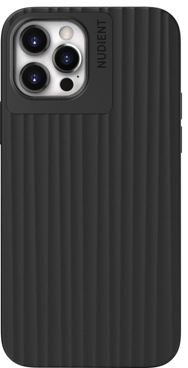 Nudient Bold iPhone 12/12 Pro deksel (sort)