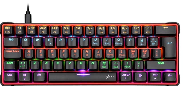 Next RX5 Mini Mechanical gamingtastatur (sort)