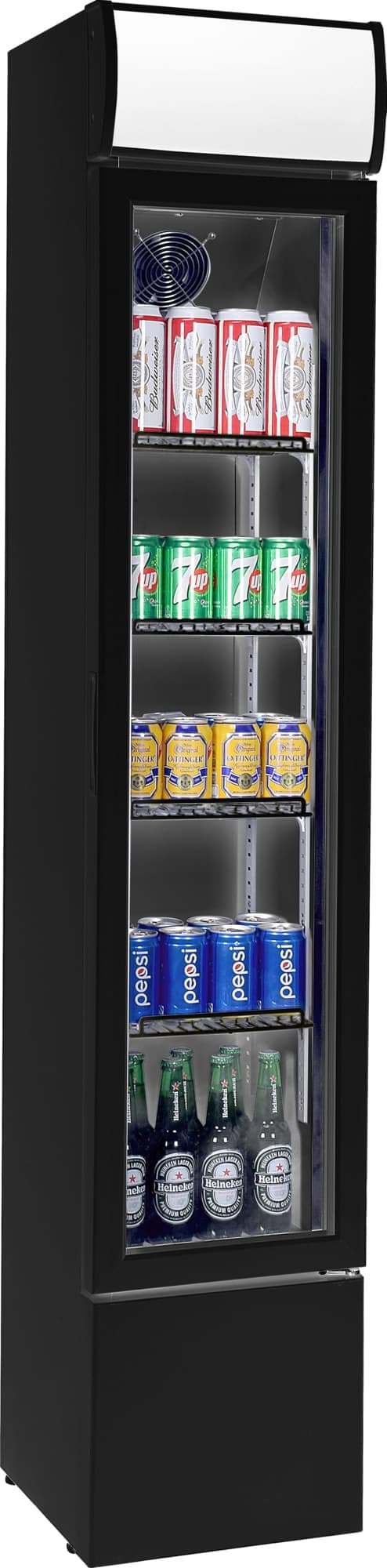 FrigeluX displaykjøleskap CF110TOPN (frittstående)