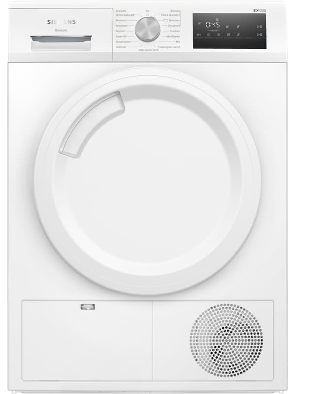 Siemens Tørketrommel WT43HVE6DN (Hvit)