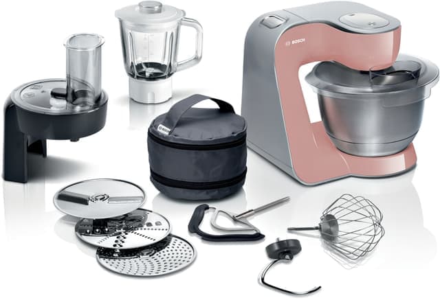 Bosch MUM5 kjøkkenmaskin MUM58NP60 (rosa/børstet stål)