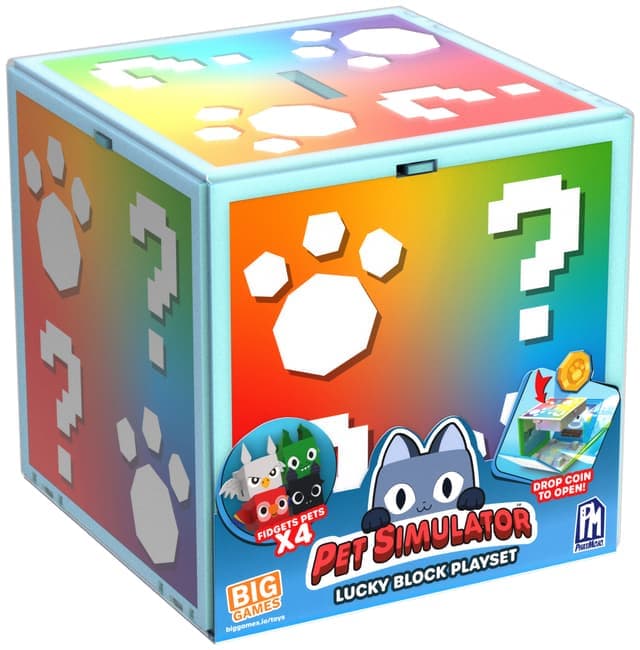Play Poppy Playtime Pet Simulator X lekesett (Lucky Block,4-pakning)