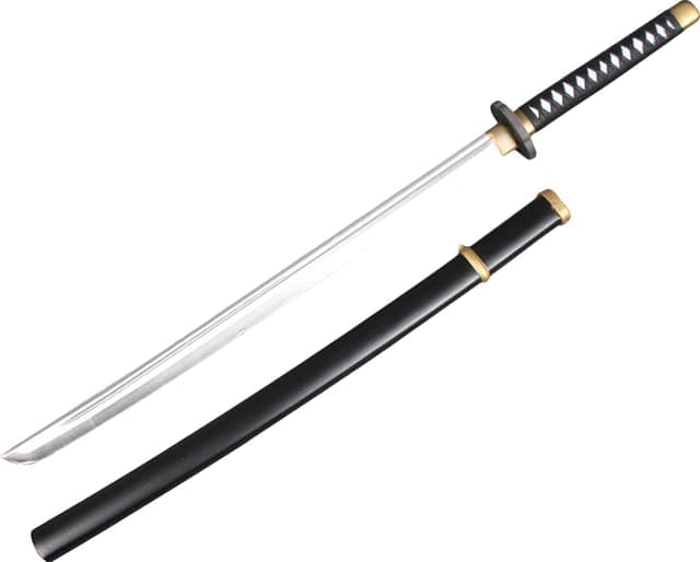 Nemesis Now sort og hvitt Katana lekesverd