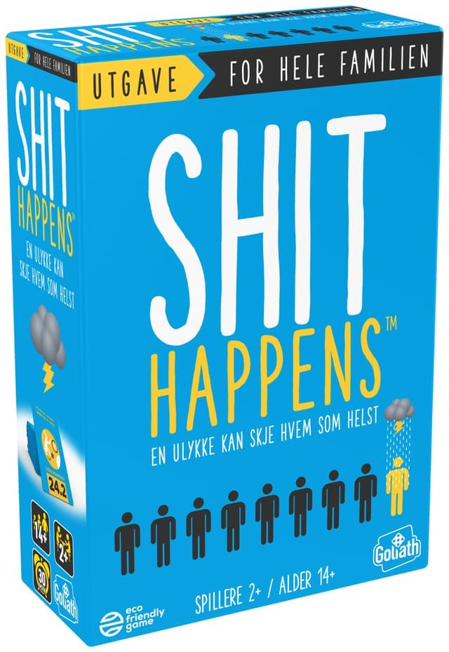 Play Shit Happens Family Edition brettspill