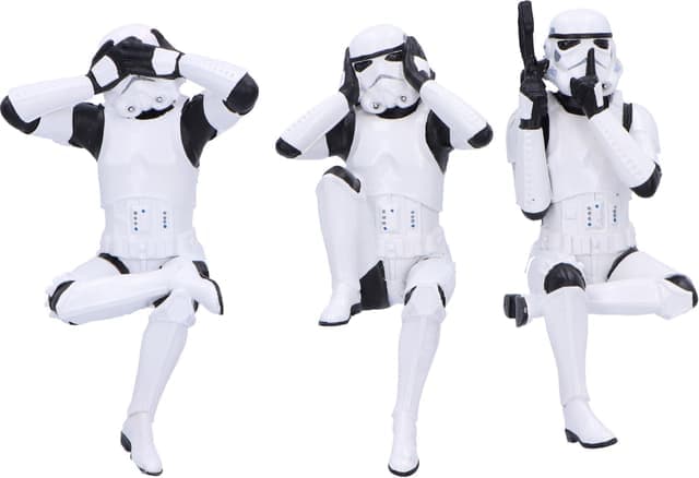 Nemesis Now Three Wise Sitting action figure (Stormtroopers)