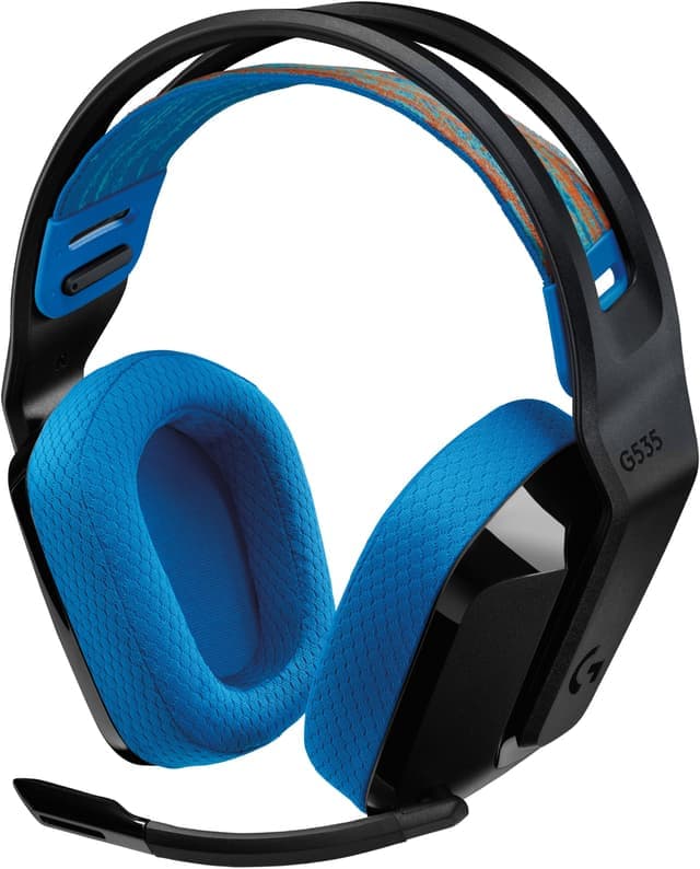 Logitech G G535 Lightspeed gaming headset (sort)