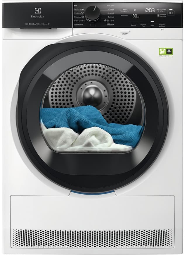 Electrolux tørketrommel EDI7H2E95E (9kg) hvit