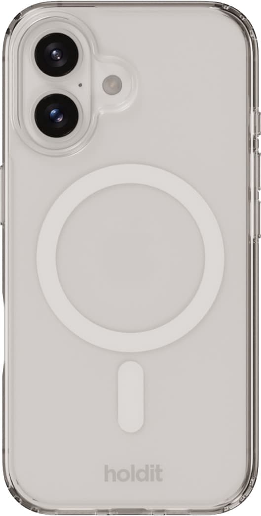 Holdit iPhone 16 MagSafe deksel (hvit)
