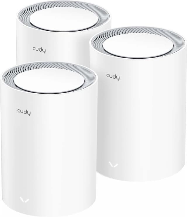 Mesh Solution M3000 3-pk AX3000 Gigabit Wi-Fi 6 2.5G Hvit
