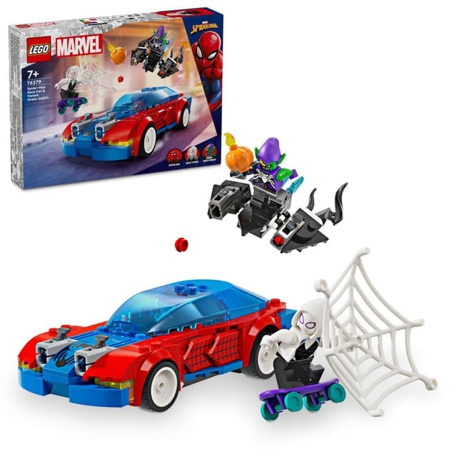 LEGO Super Heroes Spider-Mans racerbil og Venom Green Goblin 76279