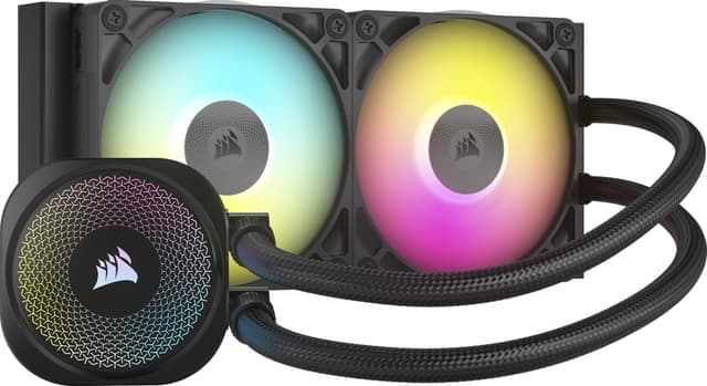 Corsair iCUE LINK TITAN 240mm RX RGB CPU vannkjøler (sort)