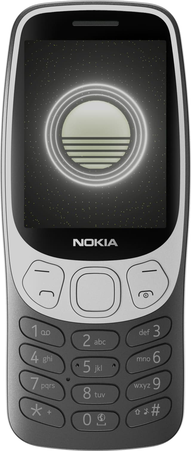 Nokia 3210 4G mobiltelefon (sort)