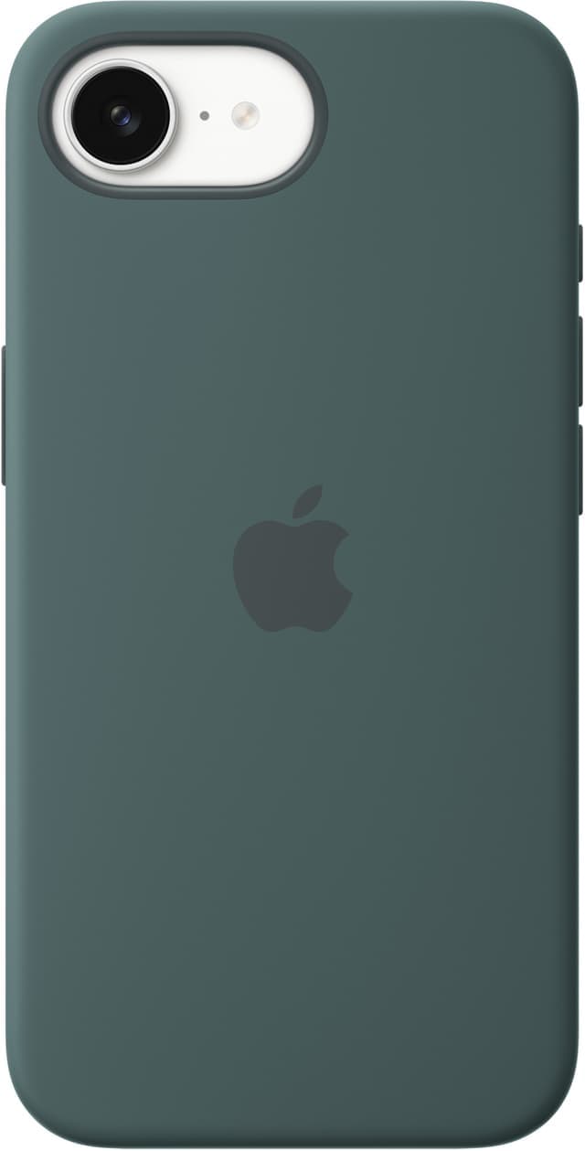iPhone 16e silikondeksel (blågrønn)