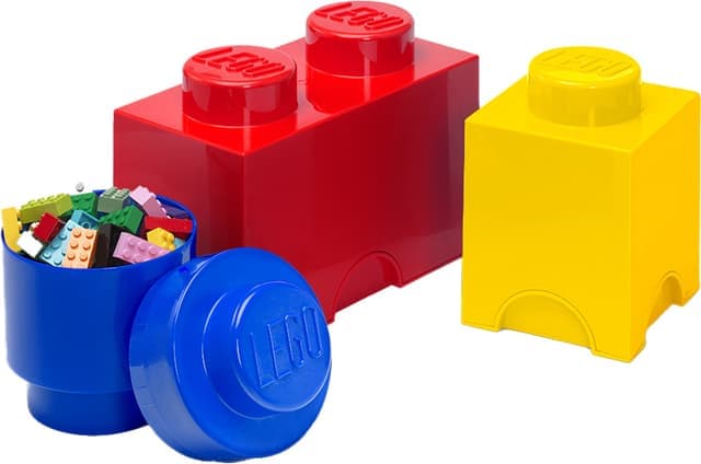Play LEGO oppbevaringsboks (3 pakning)