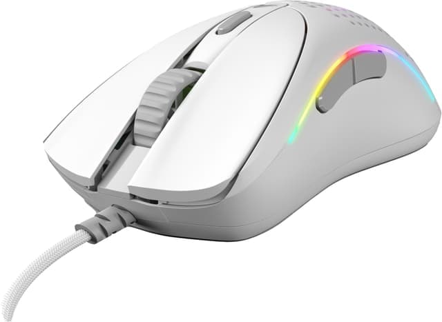 Glorious Model D 2 gamingmus (hvit)