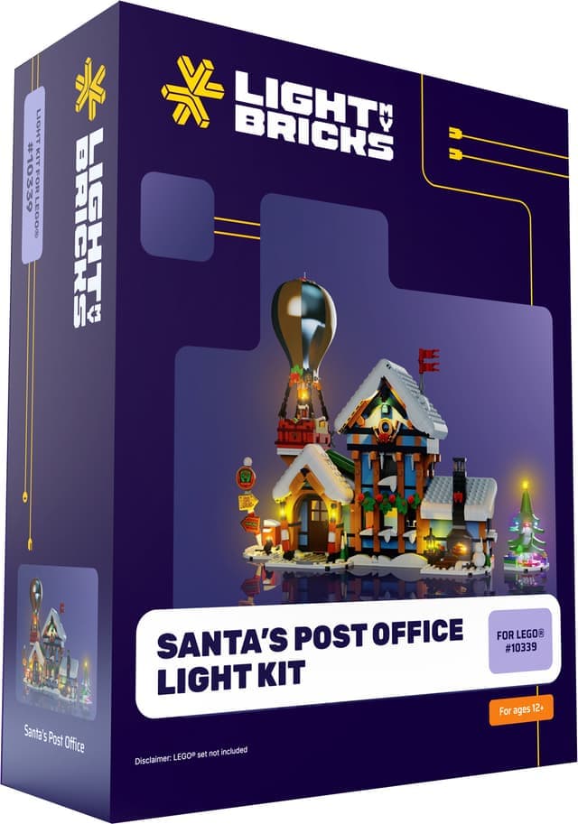 Light My Bricks™ Santa's Post Office lyssett