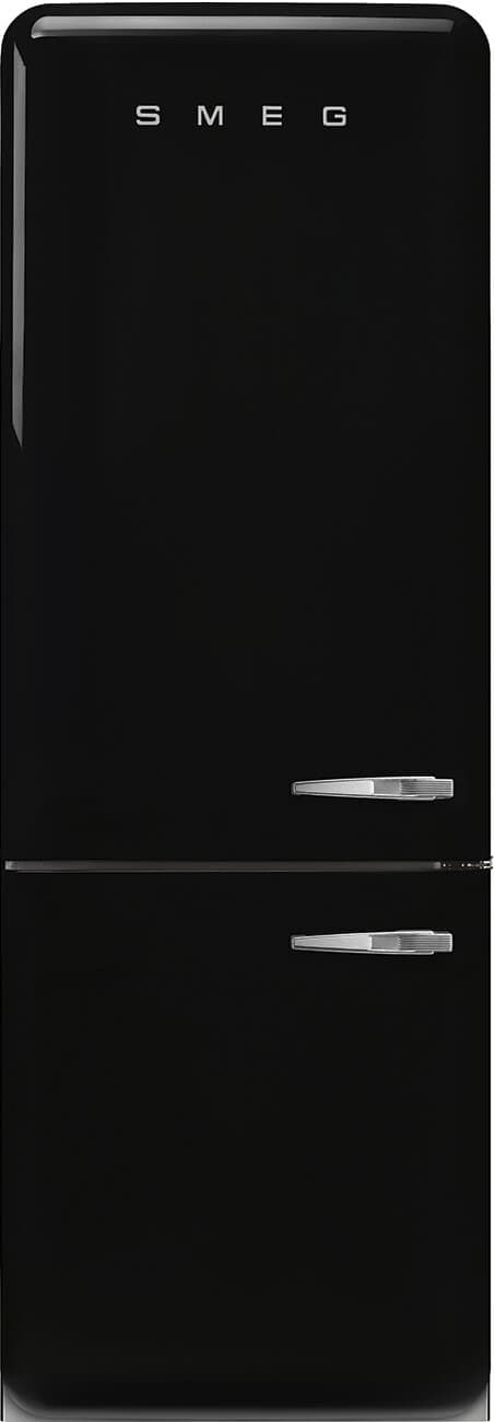 Smeg 50's Style Kombiskap FAB38LBL6 (Svart)
