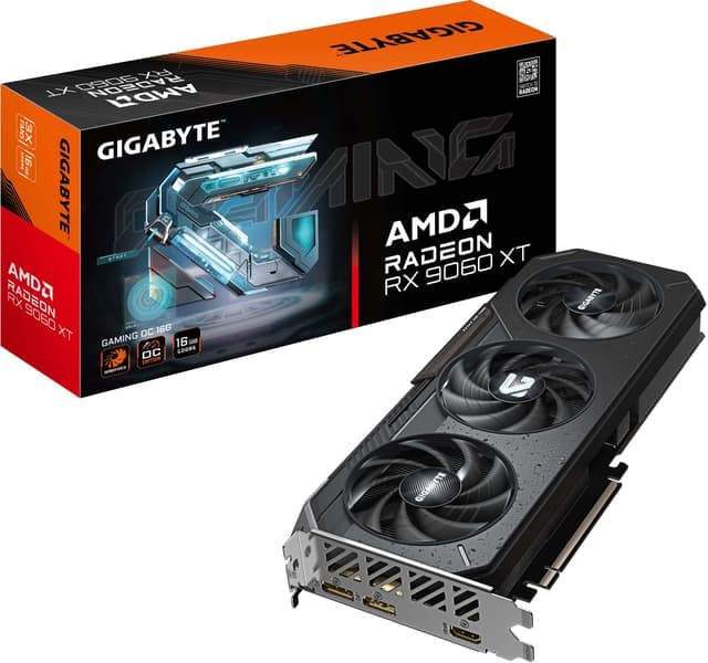 Gigabyte Radeon RX 9060 XT GAMING OC 16GB grafikkort