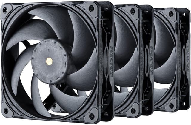 Phanteks T30 120mm PWM-vifte (sort/3-pk)