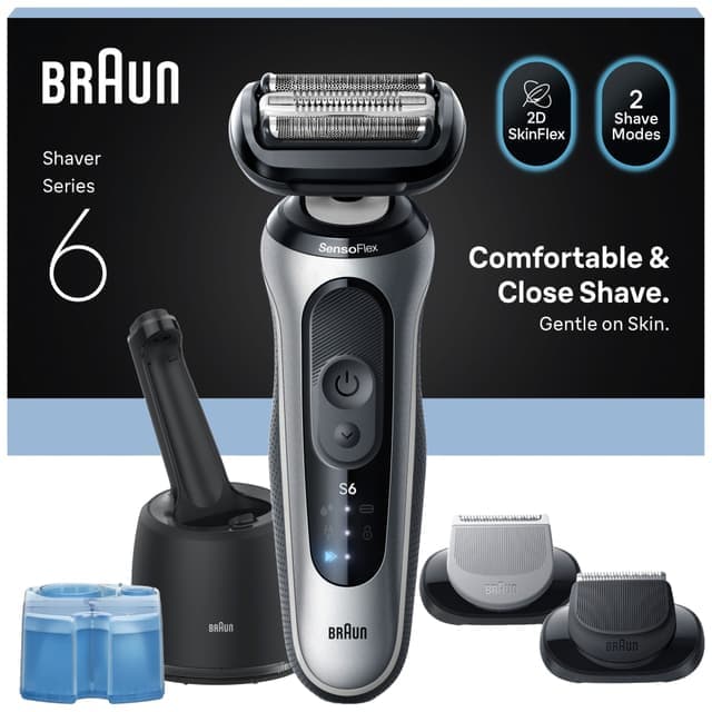Braun Series 6 barbermaskin 62-S7650cc (sølv)