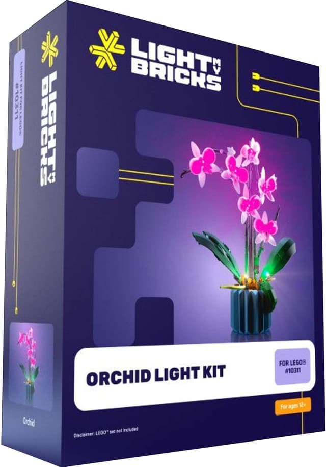 Light My Bricks™ Orkidé lyssett